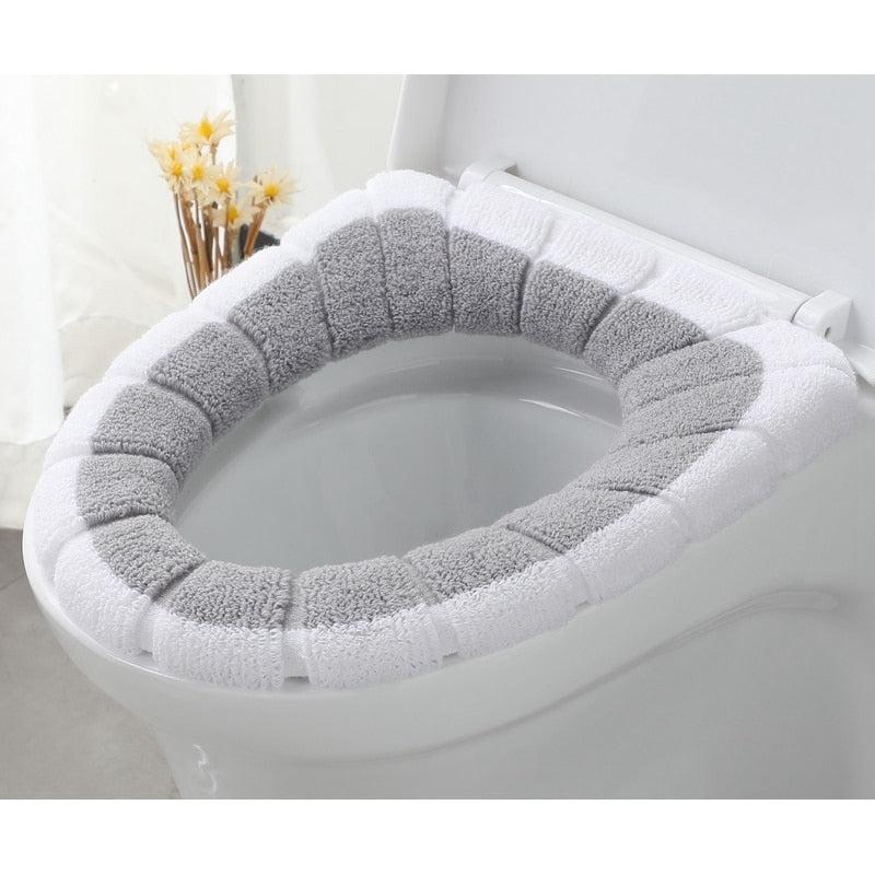 Universal Toilet Seat Cover Mat - Soft, Washable & Winter Warmth for a Cozy Experience